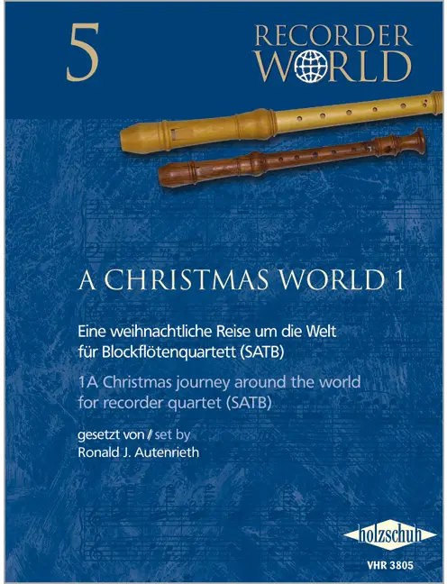 A Christmas World 1 für Blockflötenquartett